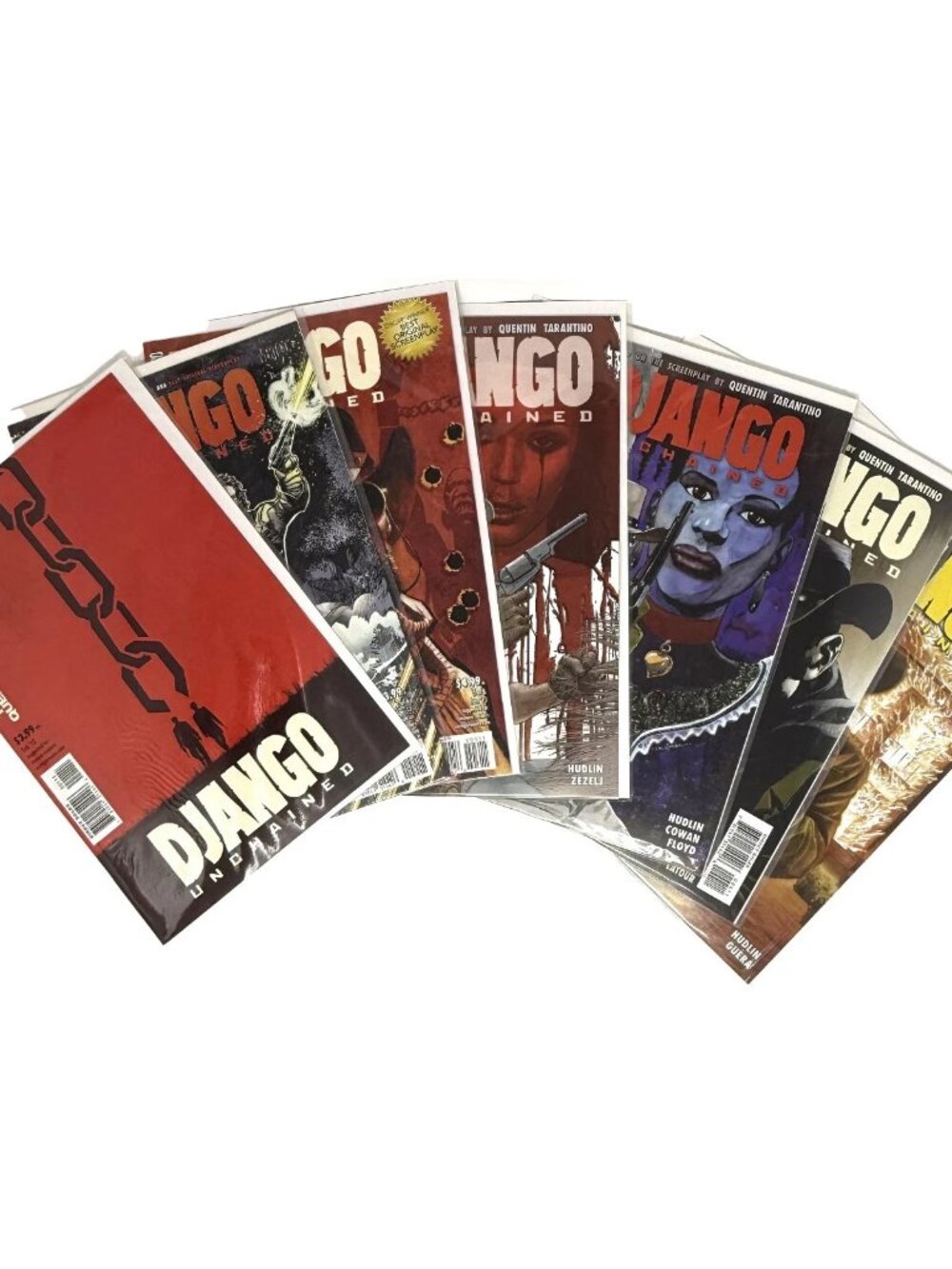 Django Unchained Comic Set 1-7 (2012) Origin First Appearance
